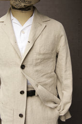 Old Town Jacket Sabi Linen M L Xl