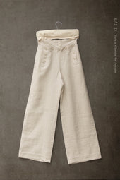 Sailor Pants Japanese Linen Xs S M L
