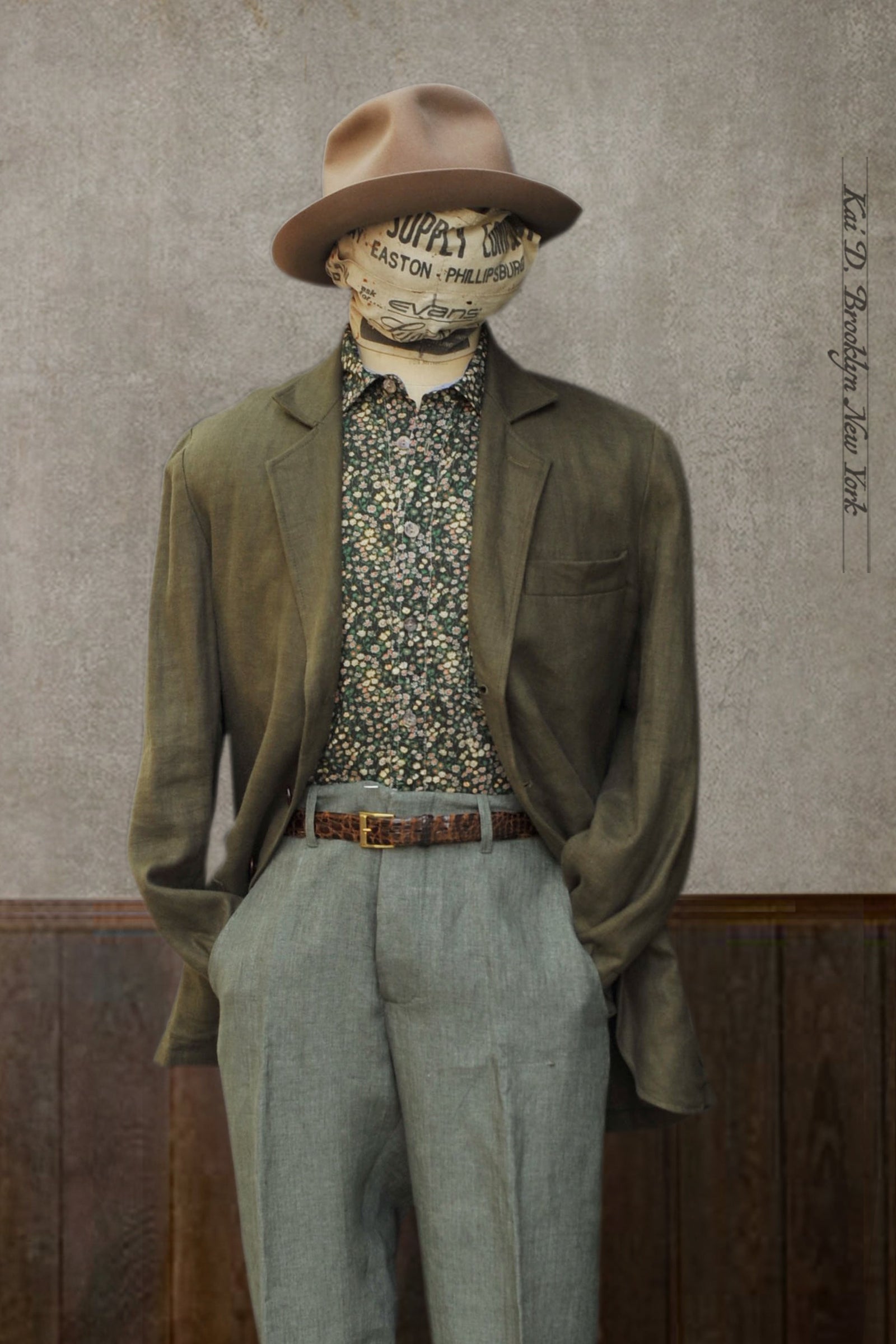 Shoemaker's Jacket - Crosshatched Linen Twill - S, M, XL