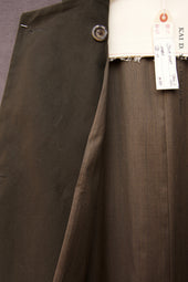 Jolie Trench Coat Wax Feel Cotton S M