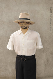 Short Sleeve Slater Shirt Oyster White L Xl