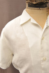 Short Sleeve Slater Shirt Oyster White L Xl