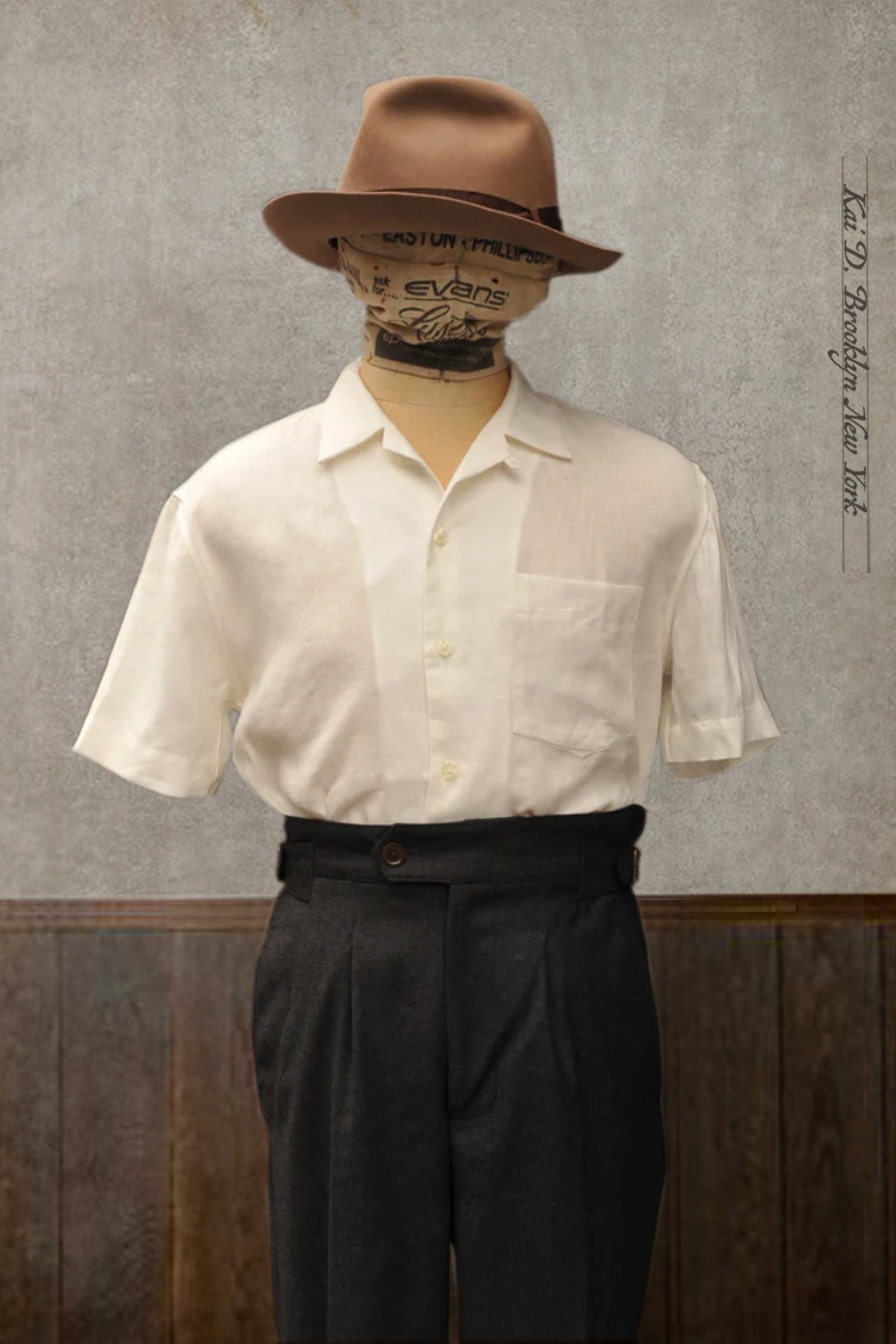 Short Sleeve Slater Shirt - Oyster White - L, XL