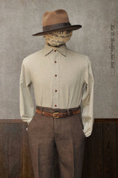 Delancey Shirt Soft Herringbone S M L Xl Xxl