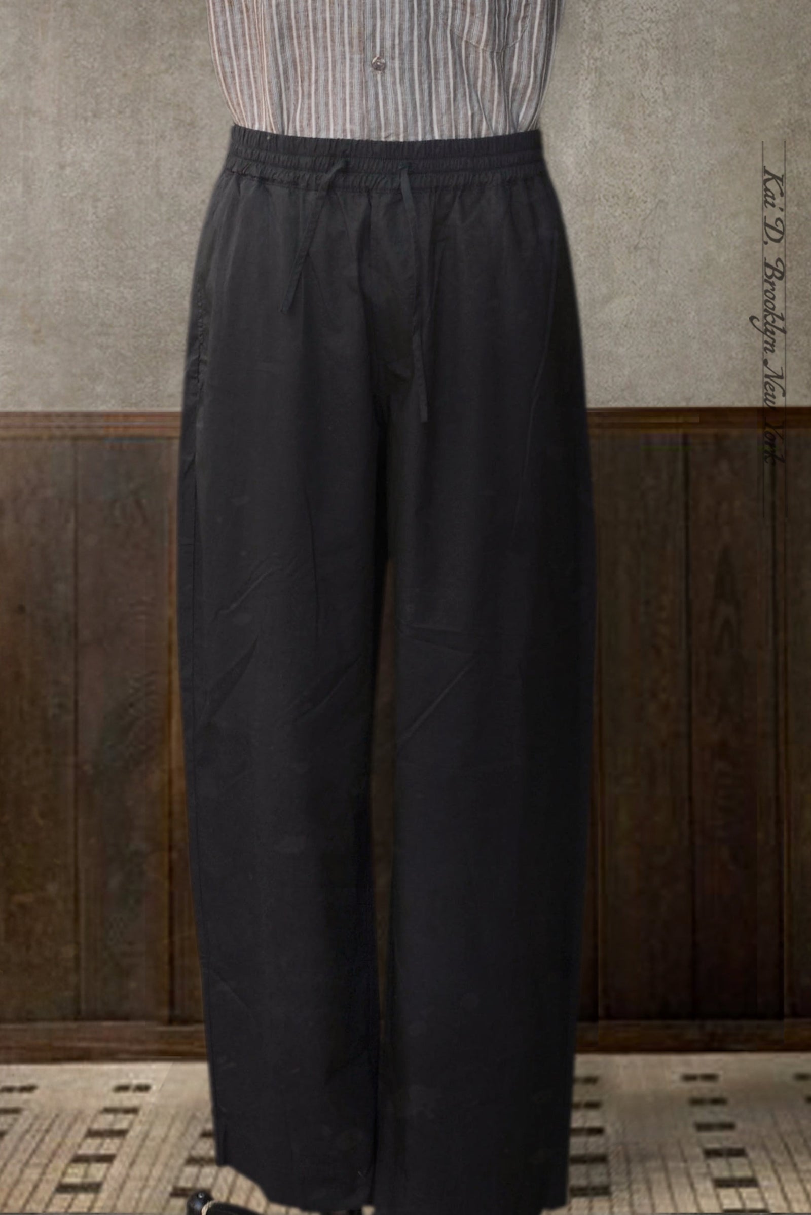 Emir Drawstring Trousers Parachute Cotton M L Xl