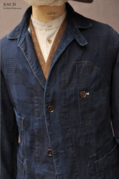 Degas Jacket Patchwork Weave Deep S M L Xl