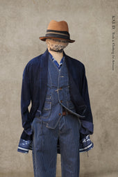 Japanese Farmer Coat Patchwork M
