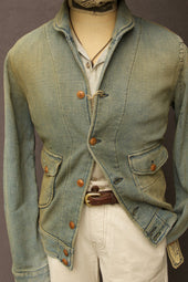 Shawl Collar Pioneer Jacket Vintage Wash S