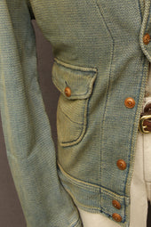 Shawl Collar Pioneer Jacket Vintage Wash S