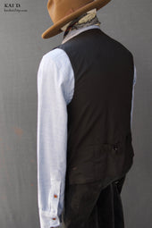 Doyle Vest Tonal Wool Plaid M L Xl