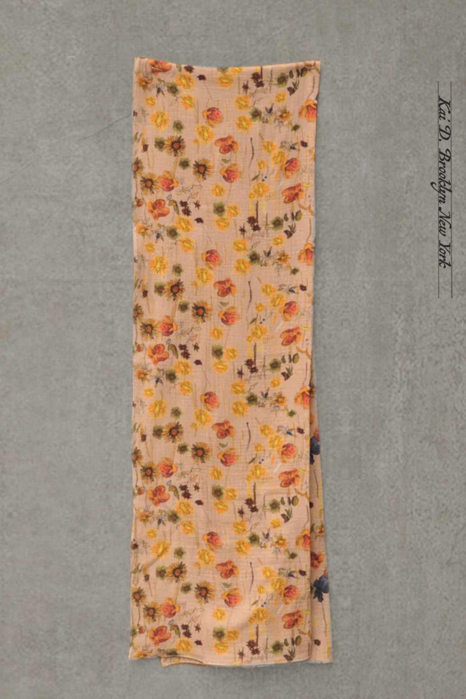 Skinny Scarf Cotton Double Gauze
