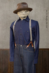 Blanket Work Shirt Wabash Stripe M Xl