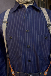 Blanket Work Shirt Wabash Stripe M Xl
