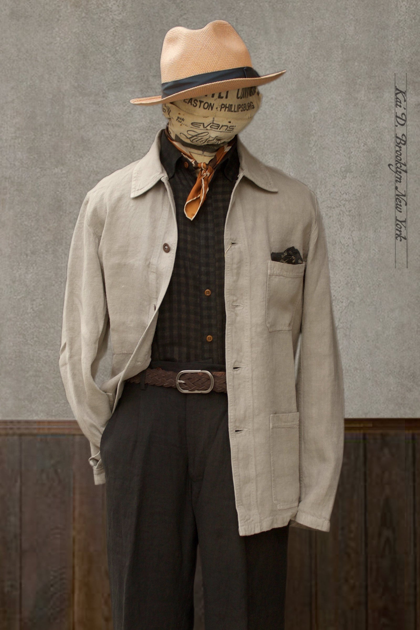 No 5 Linen Jacket Rigging 44 46 48