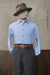Tiny Blue Houndstooth