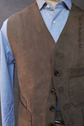 Shoemaker S Vest Italian Moleskin L
