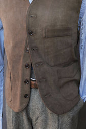 Shoemaker S Vest Italian Moleskin L