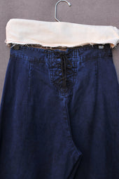 Sailor Pants Stone Washed Denim L