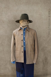 French Moleskin Work Jacket Desert 44 46 50
