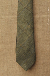 Irish Linen Plaid Tie