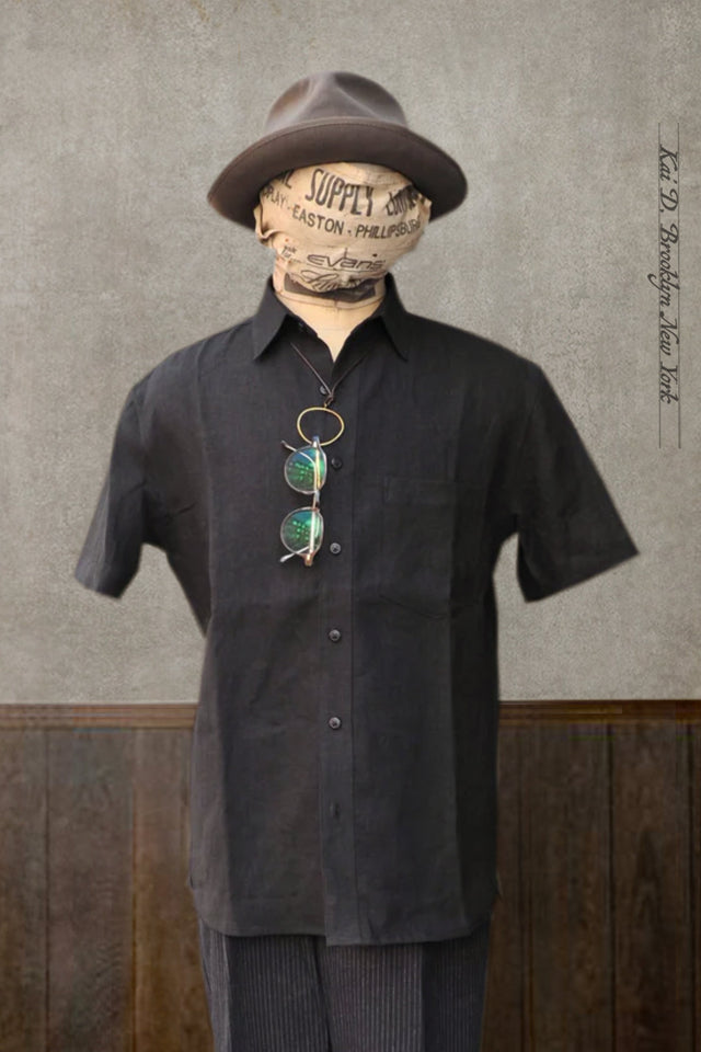 Black Shibui Linen