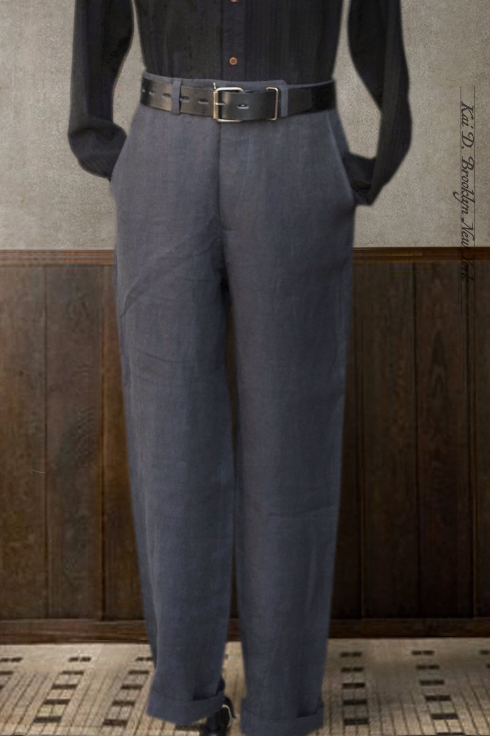 Bosun Pants Sabi Linen 34 36