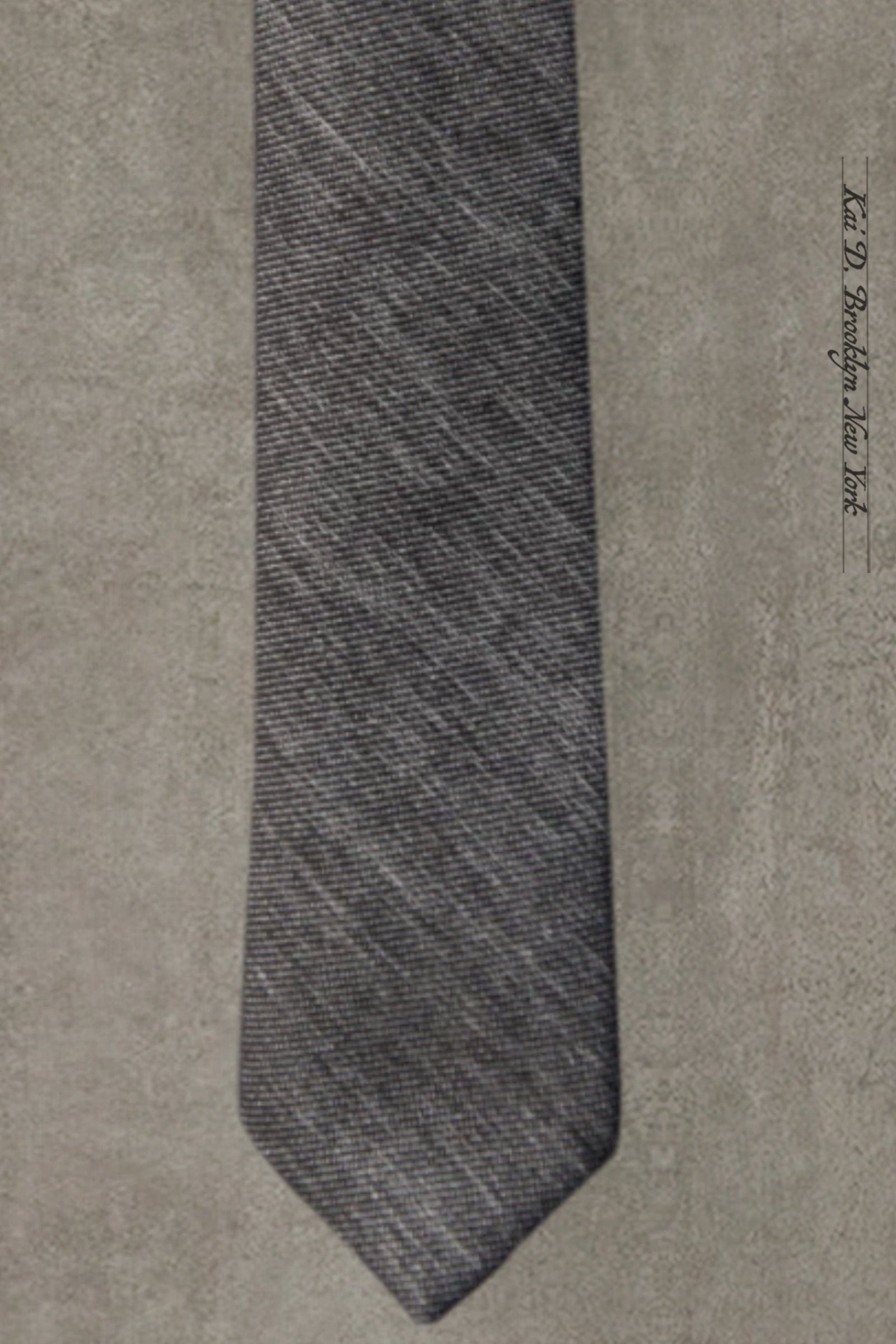 Silk Cotton Heather Twill Tie
