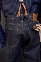 Blanket Single Needle Jeans One Wash Indigo 32 34 36
