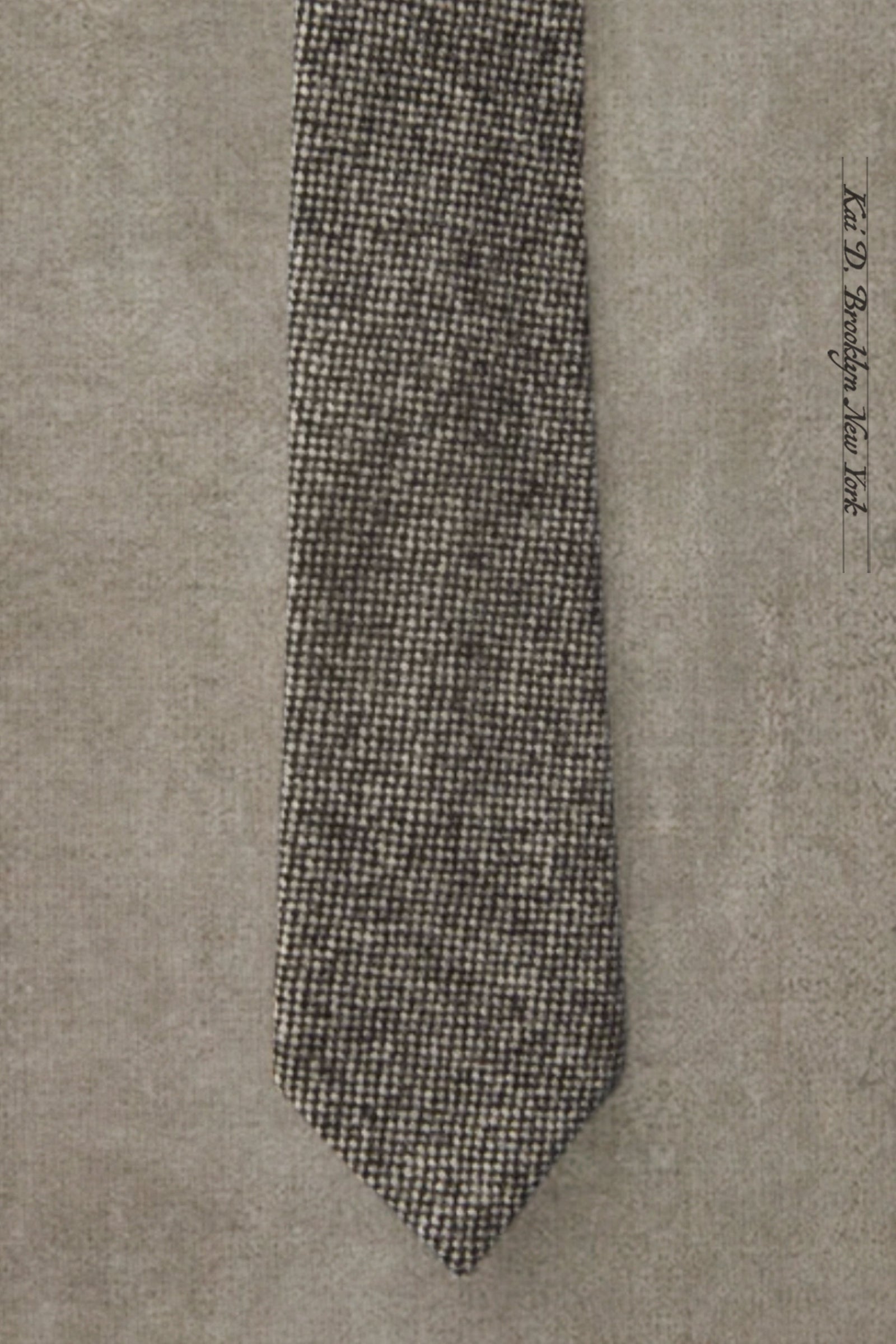 Mini Square Weave Wool Tie