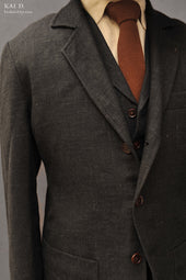 Shoemaker S Jacket Linen Wool S M Xl
