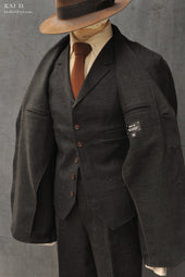Shoemaker S Jacket Linen Wool S M Xl