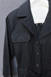 Earhart Jumpsuit Stipple Weave M L