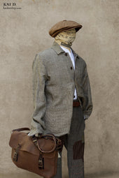 Architect Jacket Houndstooth Linen M L