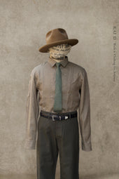 Delancey Shirt Italian Linen Taupe Xl