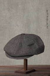 Peaky Hat -Texture Striped Wool - M, L, XL