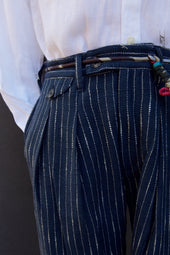Shakoor Wide Cut Pants Dark Blue 2 3 4