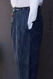 Shakoor Wide Cut Pants Dark Blue 2 3 4