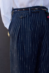Shakoor Wide Cut Pants Dark Blue 2 3 4