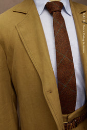 Irish Wool Plaid Tie Deep