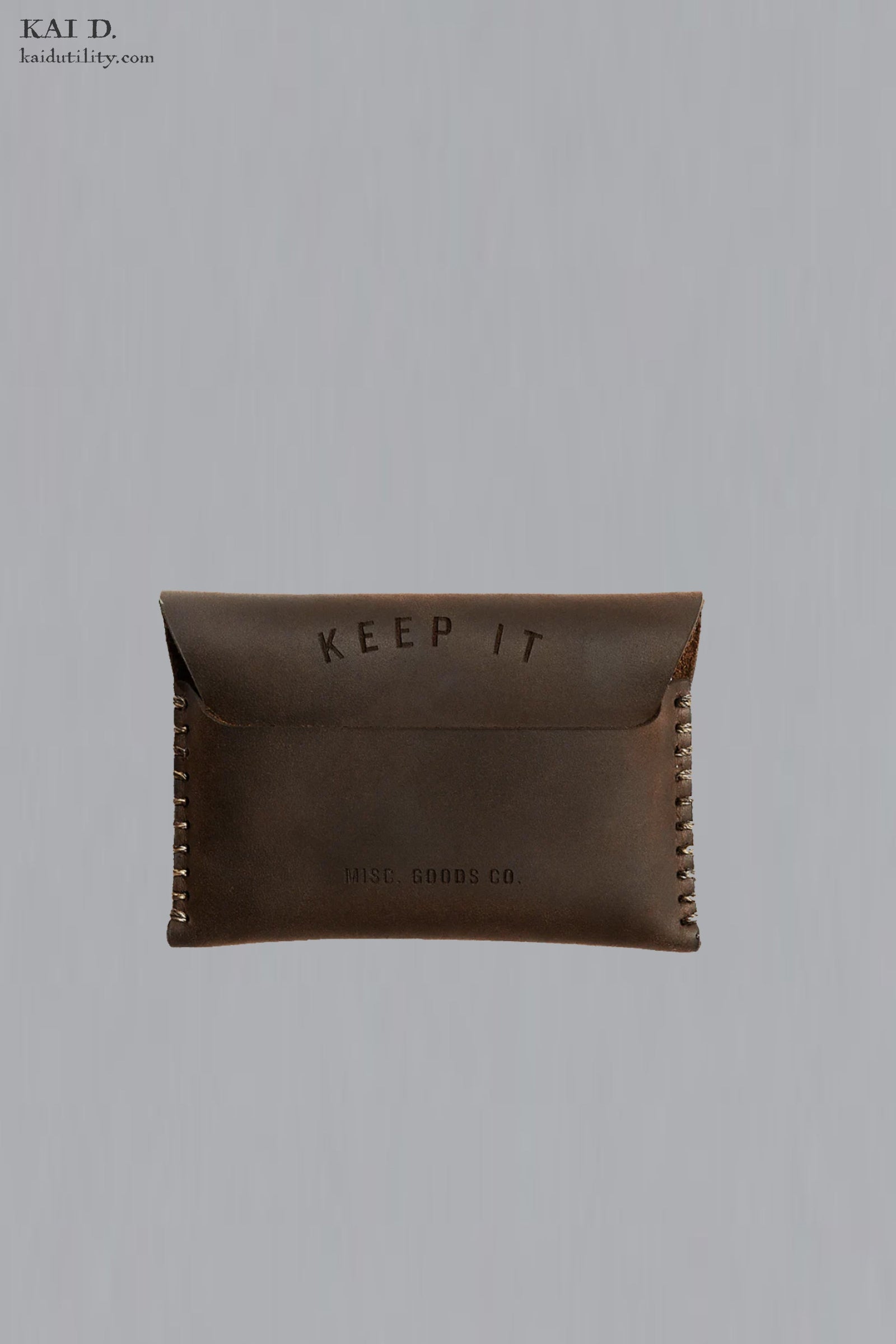 Slim Tuck Wallet - Charcoal