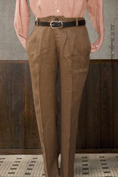 Tuscany Pleated Pants Air Weight Linen 32 34 36