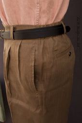 Tuscany Pleated Pants Air Weight Linen 32 34 36