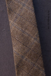 Wool Cashmere Plaid Tie Plaid