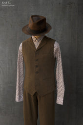William Vest Herringbone M