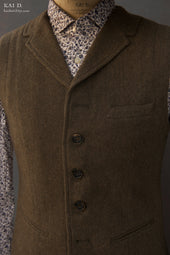William Vest Herringbone M