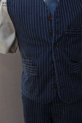 Shoemaker S Vest Wabash Stripe S M L Xxl