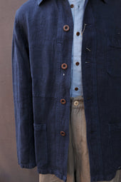 No 5 Linen Jacket Azure 44 46