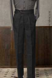 Cooper Pants Virgin Wool Tonal Plaid 30 32
