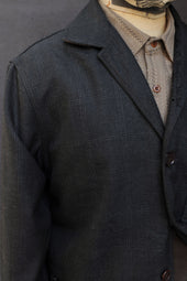 Hardy Chore Jacket Tonal Plaid Virgin Wool M