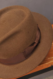 Short Brim Felt Hat 38